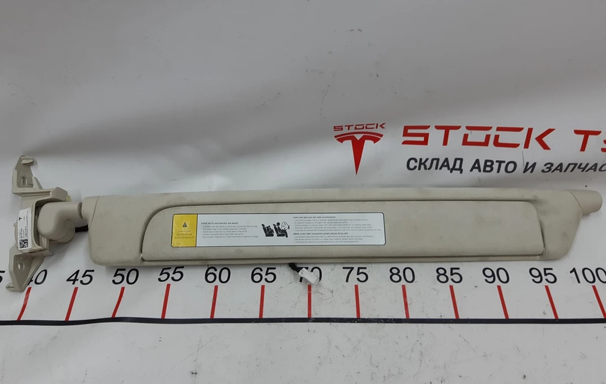 1 Козырек солнцезащитный левый USD CRM NA COMMON Tesla model X 1108417-87-D