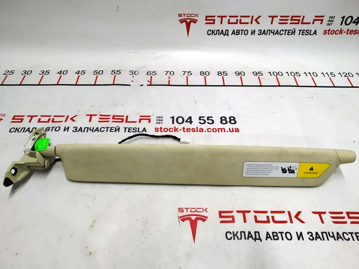 2 ASY SUNVISOR RH ALCA CRM NA COMMON Tesla model X 1108418-87-E