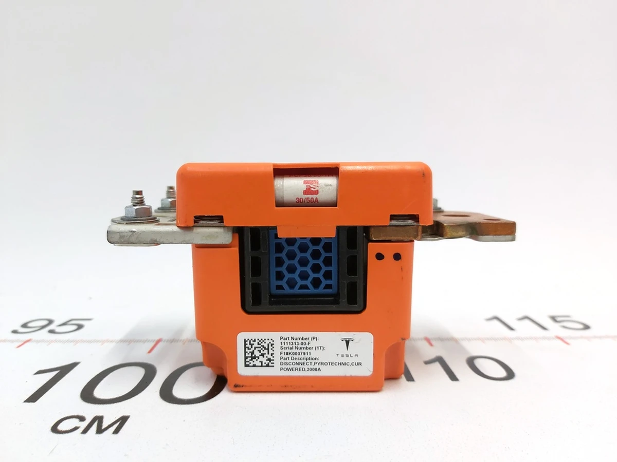 Піропатрон основної батареї з запобіжником у зборі 2000A Tesla Model S, Model S REST, Model X 1077177-00-B