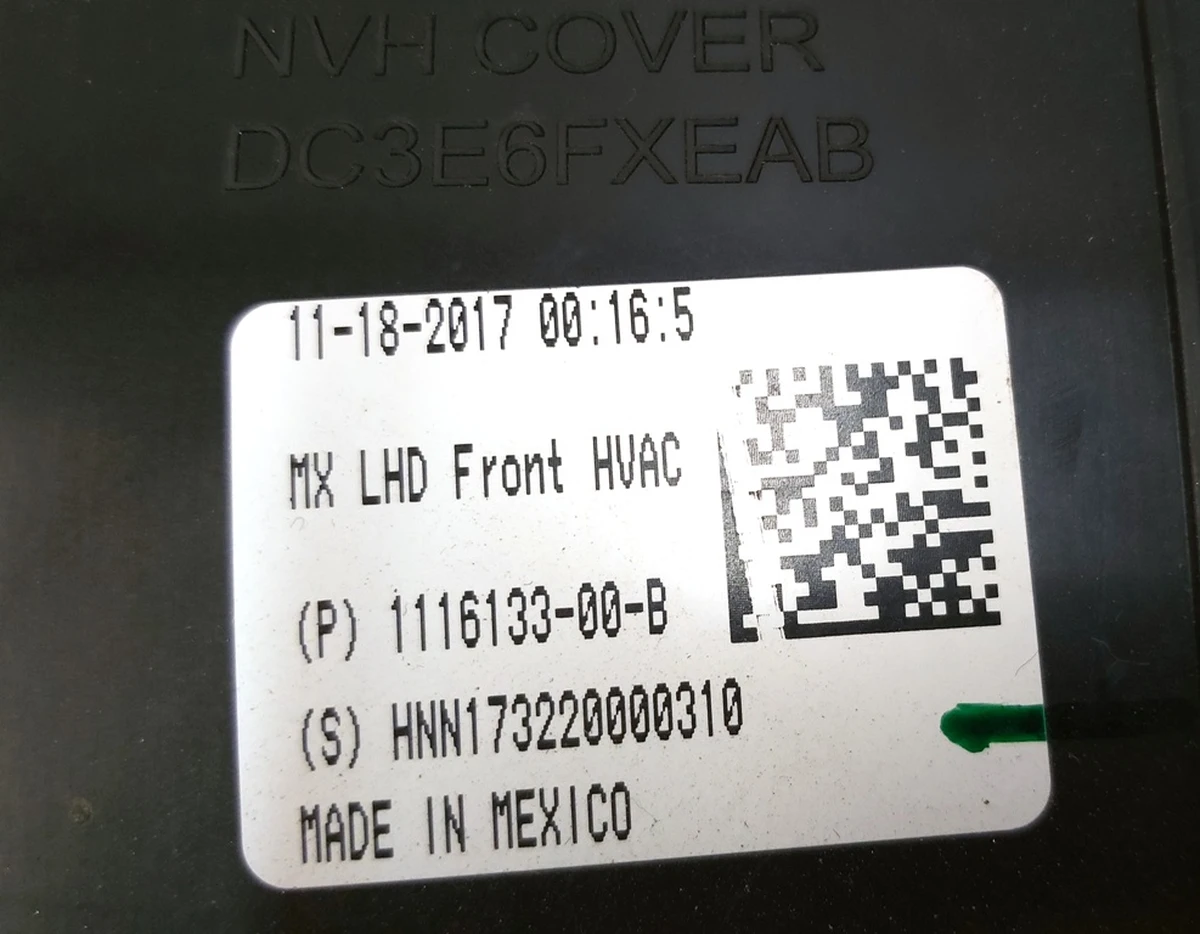 7 Печка салона в сборе некондиция Tesla model X 1116133-00-C