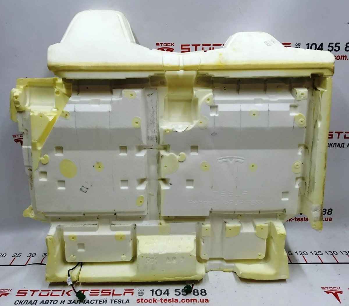 5 Backrest foam padding of 2nd row, double left seat assembly with heating Tesla model X 2345614-03-A