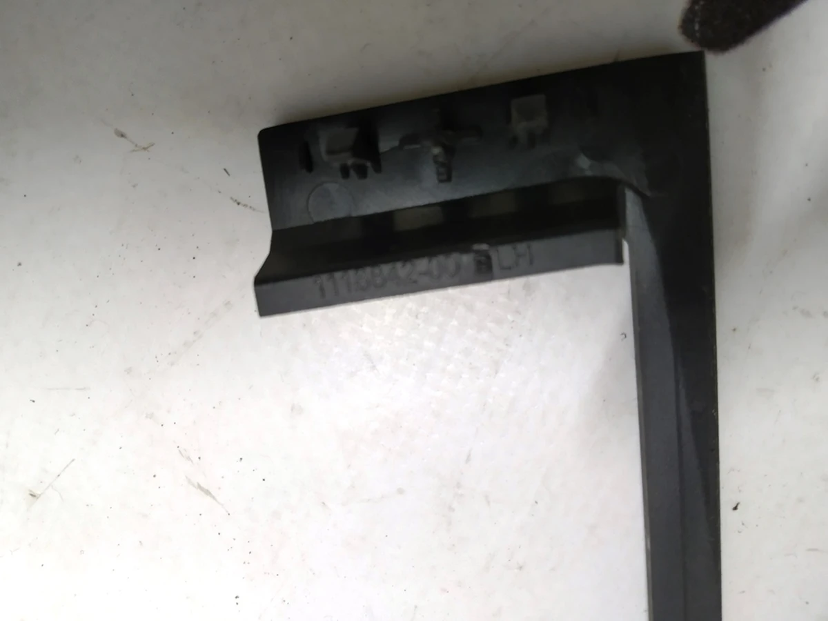 21 Trim decorative hinge door lock rear left Tesla model X 1118842-00-C