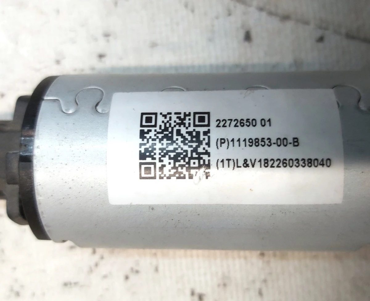 12 Motor of the adjustment mechanism of the lower part of the 1st row seat assembly Tesla model 3, model Y 1107103-00-H