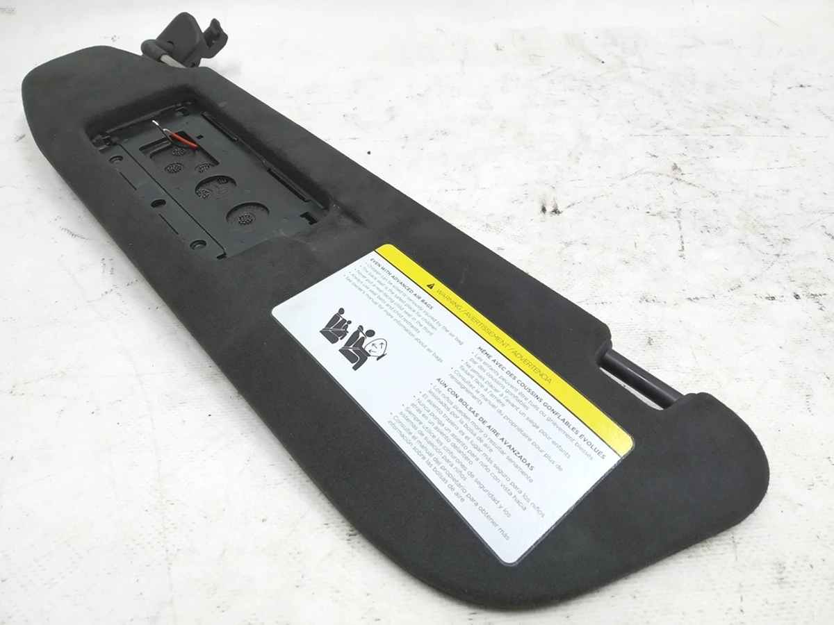 1 Sun visor left ALC BLK without mirror and illumination Tesla model S REST 1143824-86-C
