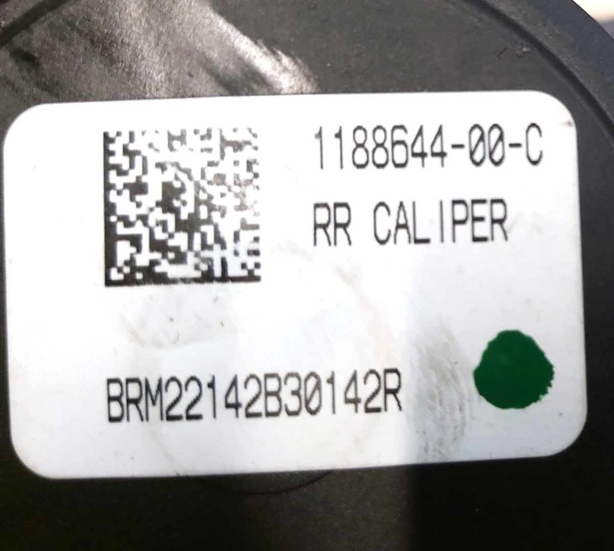 Супорт гальмівний задній правий PERFORMANCE без гальмівних колодок Tesla model Y 1188644-00-C