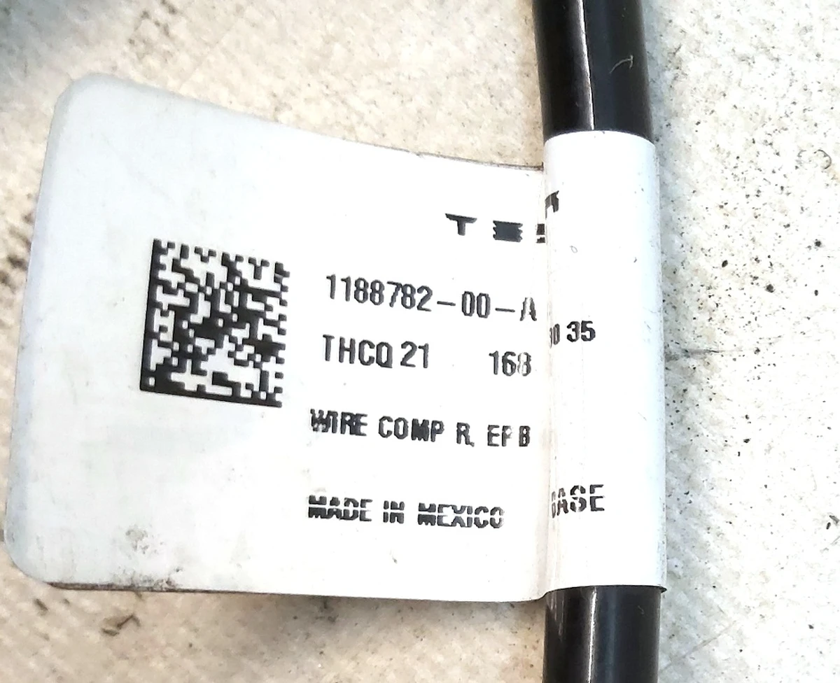 6 Wire Component RH - EPB - Base Tesla Model Y 1188782-00-A