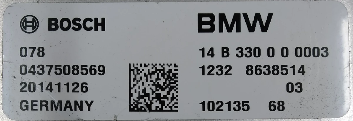 Блок управління зарядкою батареї від генератора високовольтний REME BMW i3 12328638514