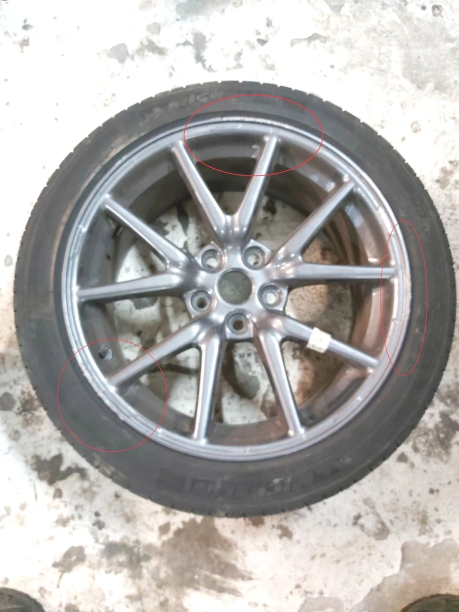 Колесо в зборі з ушкодженням (диск 18X8.5J AERO шина Michelin Primacy 235/45 R18 3,87 мм) Tesla model 3 1234221-00-Z