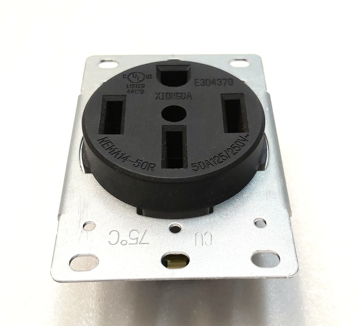 3 Розетка высоковольтная NEMA 14-50R 50A-125/250V для смарт адаптера Tesla all models 14-50R NEMA