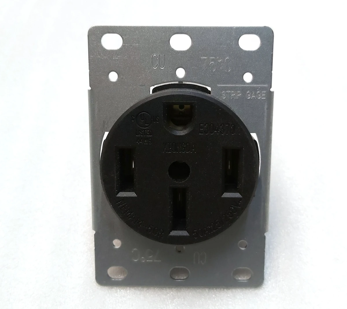 3 Розетка высоковольтная NEMA 14-50R 50A-125/250V для смарт адаптера Tesla all models 14-50R NEMA