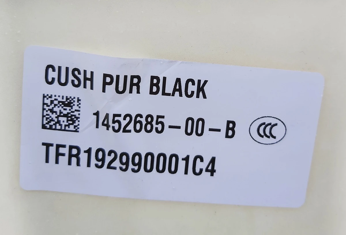 14 CHINA M3 2R SEAT CUSHION PUR BLK Tesla model 3 1452685-C3-C