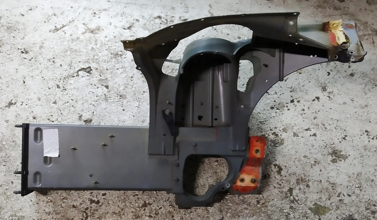 1 Quarter front left glass AWD assembly with side member Tesla model S REST 1453701-S0-A