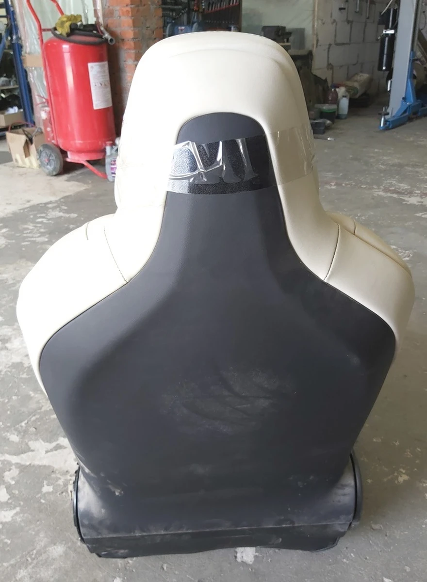 2 Сиденье пассажирское в сборе PUR CRM (с повреждением) без блоков, датчиков, подушки, левой боковой накладки Tesla model X 9876524-03-A