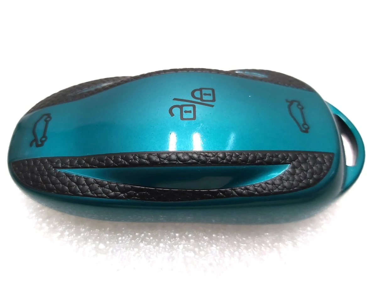 Чехол защитный для ключа (брелка) открытия автомобиля GREEN Tesla Model S, Model S REST, Model S Feb 2021, Model X, Model X Mar 2021 1054132-95-G