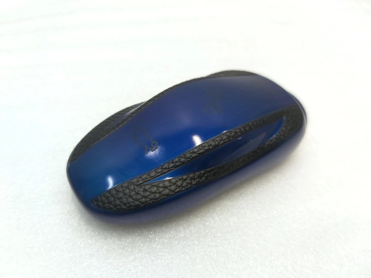 Protective cover for car key (key fob) BLUE Tesla all models (except Model X, Model X Mar 2021) 1819445-00-B