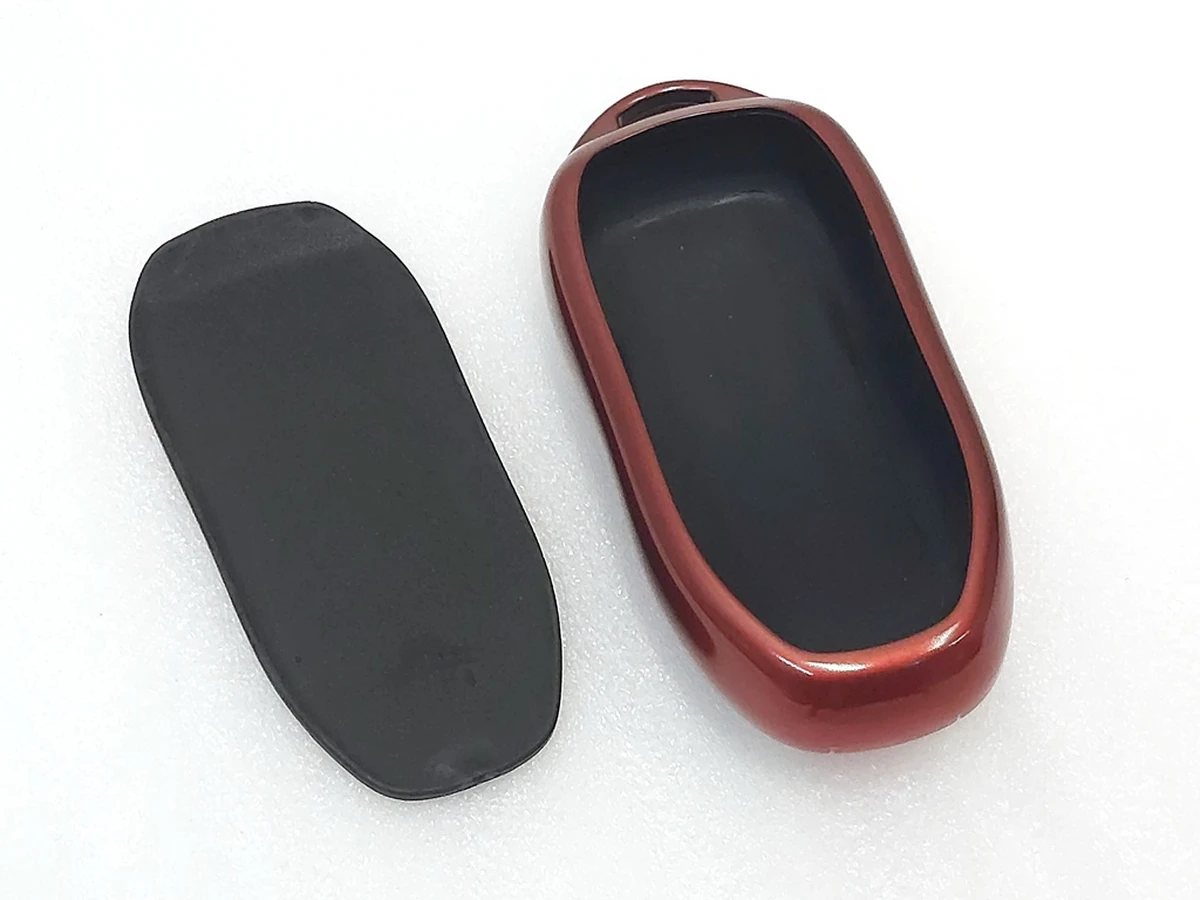 1 Чехол защитный для ключа (брелка) открытия автомобиля RED Tesla all models (кроме Model X, Model X Mar 2021) 1819445-00-B