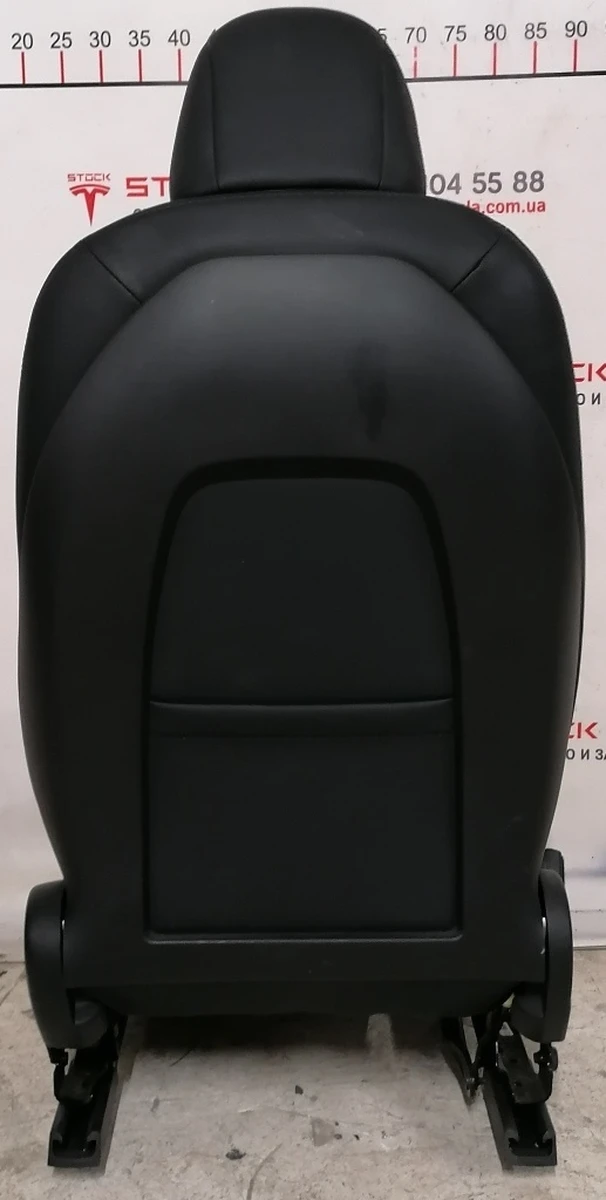 1 Сидіння водійське в зборі (з підігрівом, без подушки безпеки та без датчика присутності) PREM PUR BLK Tesla model 3 7654322-01-B