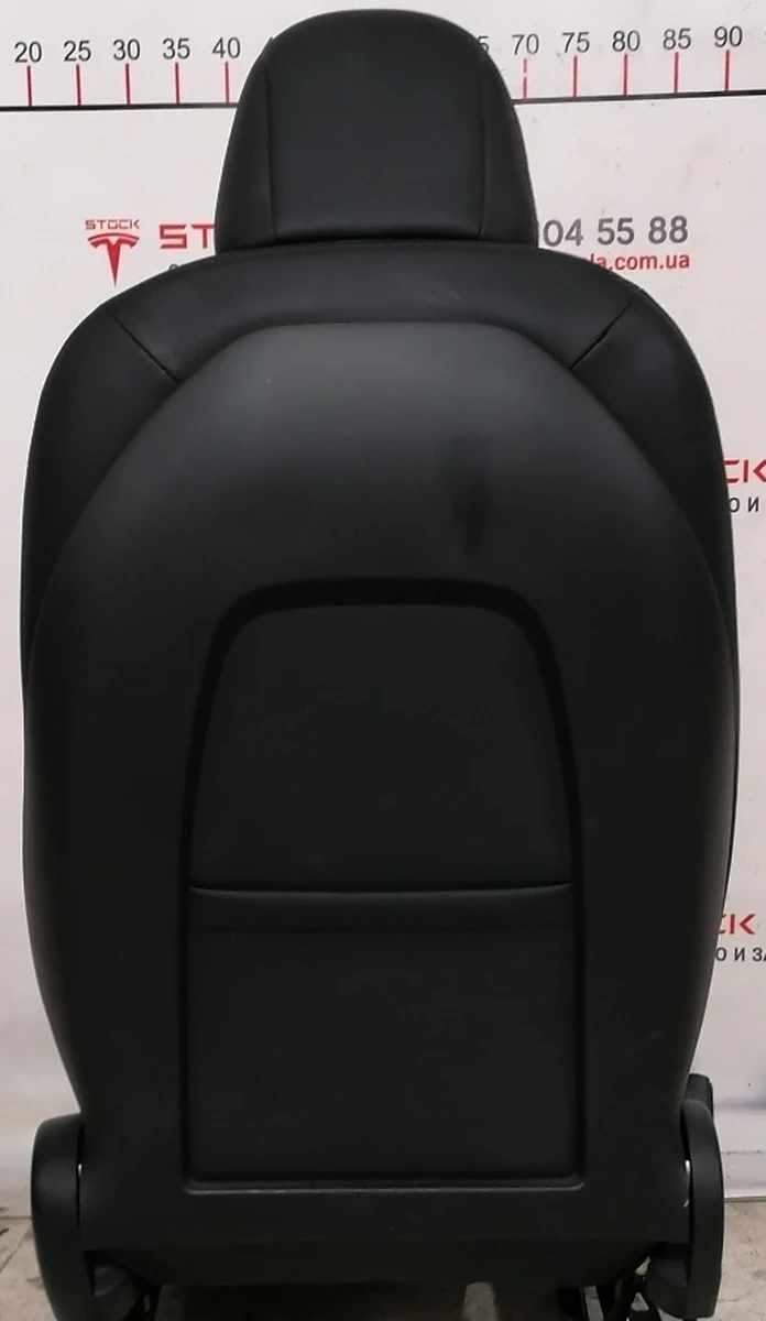 1 Сидіння водійське в зборі (з підігрівом, без санок, подушки безпеки та без датчика присутності) PREM PUR BLK Tesla model 3 7654322-01-B