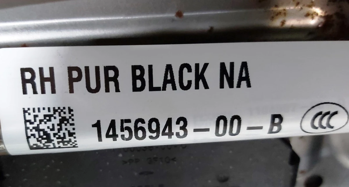 2 NA-M3 PASS SEAT ASSY LHD RH PRM PUR BLK {M3} 7654324-01-C