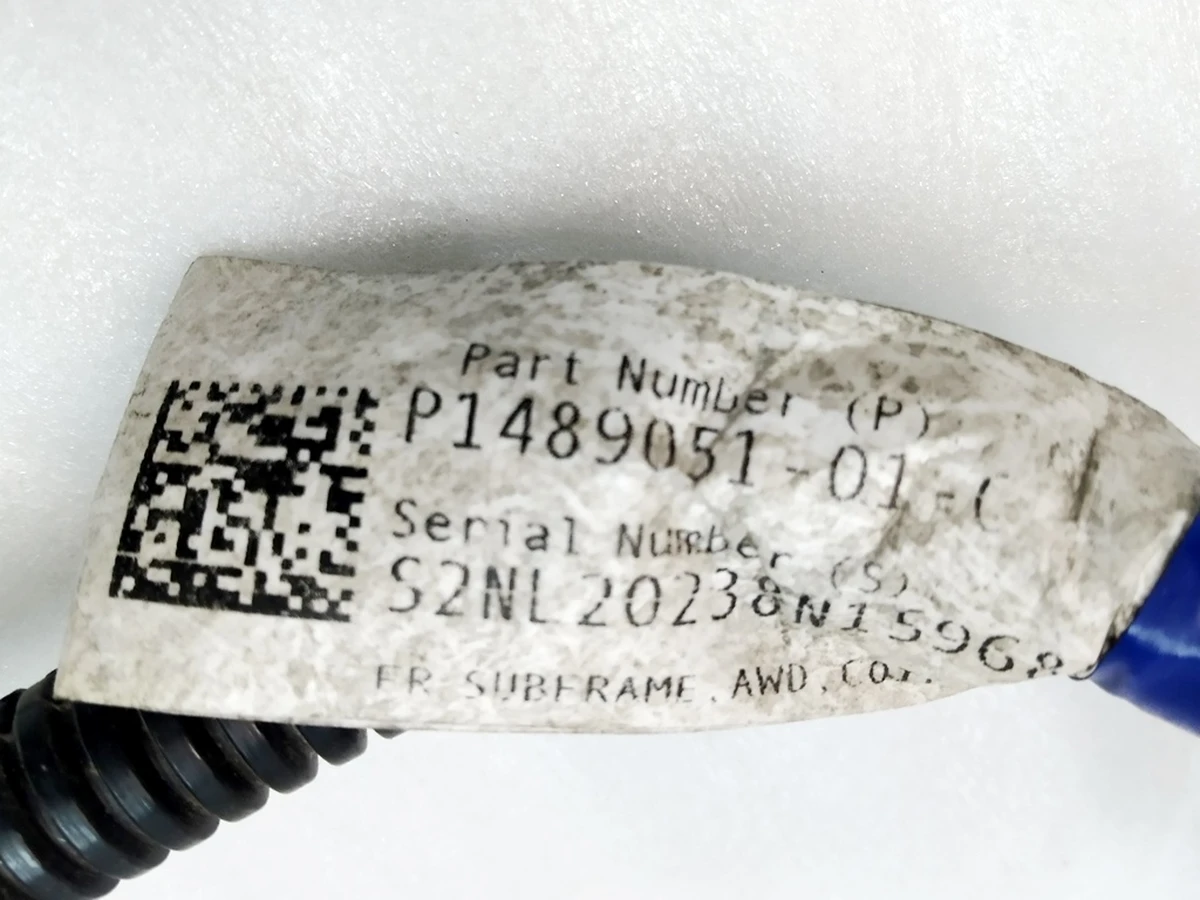 1 Электропроводка переднего подрамника AWD (пружинная подвеска) Tesla Model Y 1489051-01-D