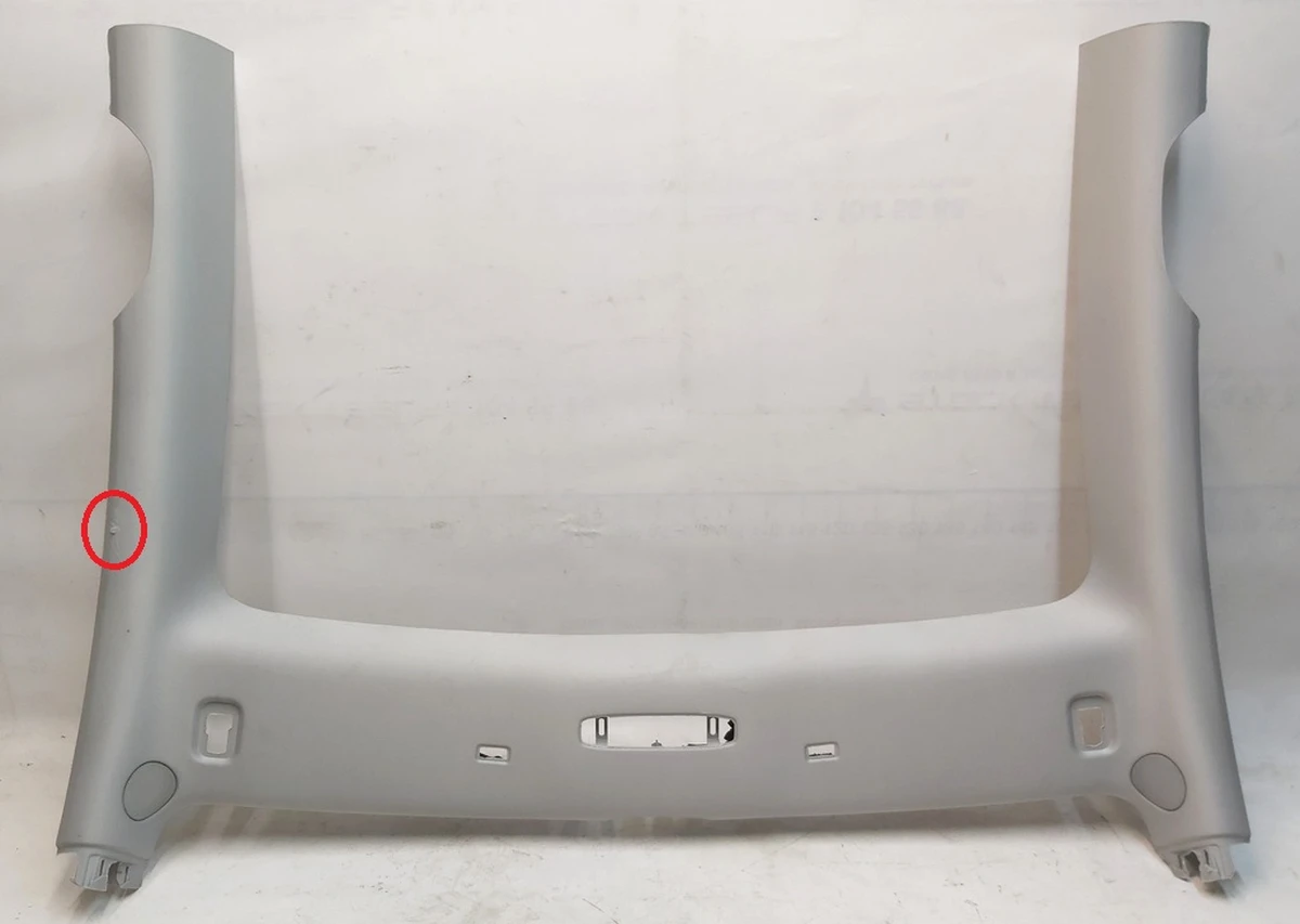 1 Обшивка стелі панорамного даху PROVIDENCE GREY Tesla model Y 1593718-40-B