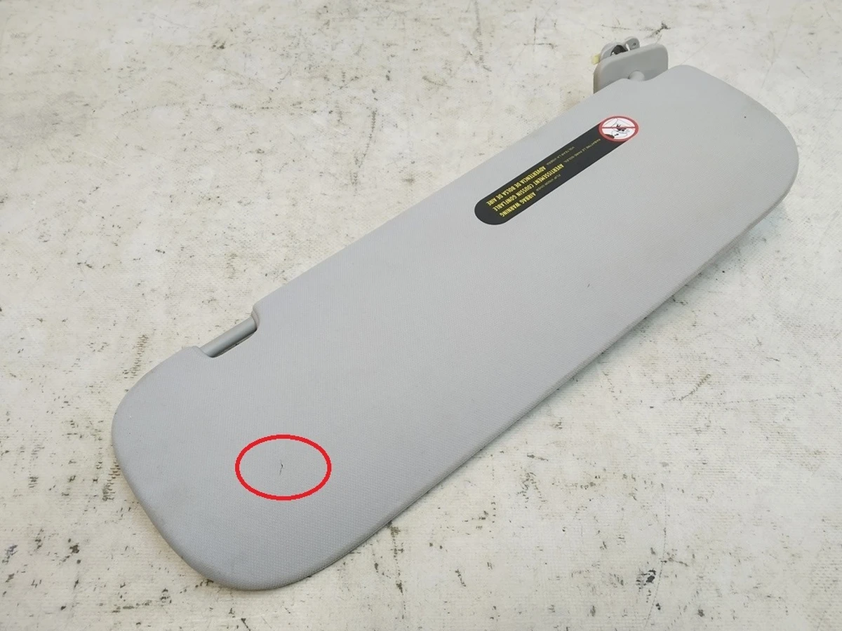 1 Козирок сонцезахисний лівий водійський PROVIDENCE (текстиль) з пошкодженням Tesla model 3, model Y 1490405-01-B