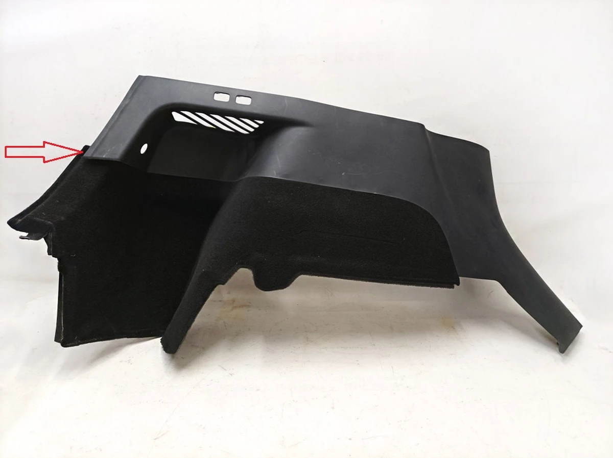 6 End item, trunk side trim Left hand Tesla Model Y 1493076-98-B