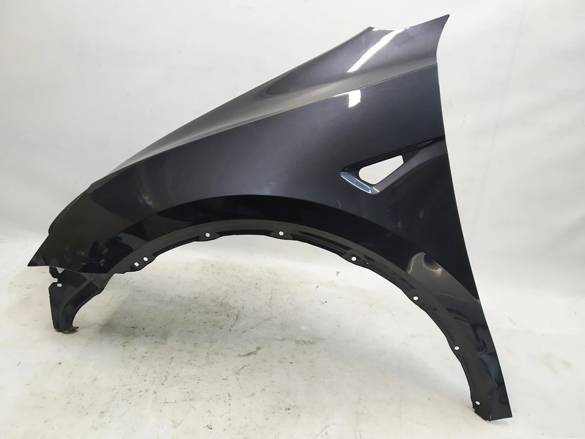 1 Крило переднє ліве з пошкодженням PMNG MIDNIGHT SILVER Tesla model Y 1493451-12-A