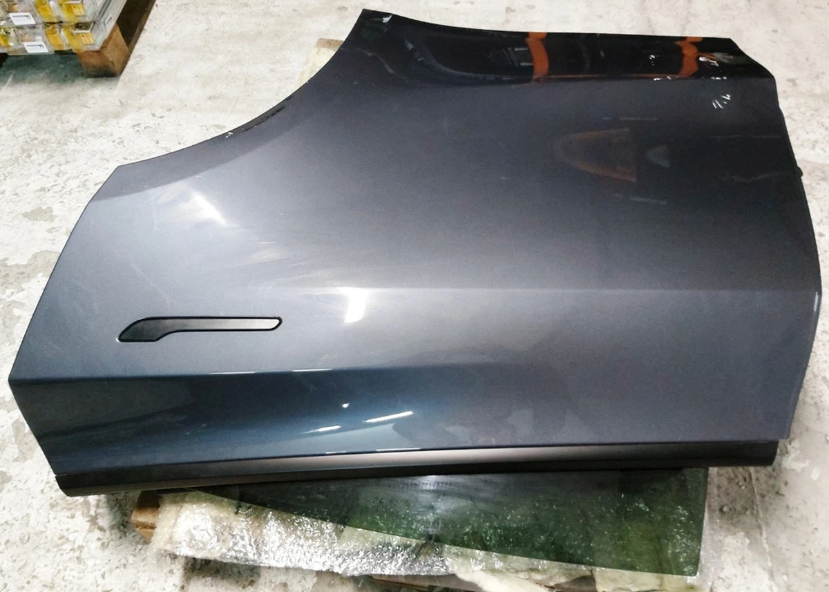 7 Дверь задняя левая в сборе PMNG с повреждением Tesla mode Y 1493561-12-A