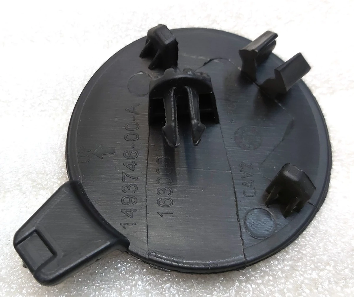 Заглушка бампера переднього BLACK Tesla Model S Feb, 2021 Model Y 1493746-00-A 1564688-00-A