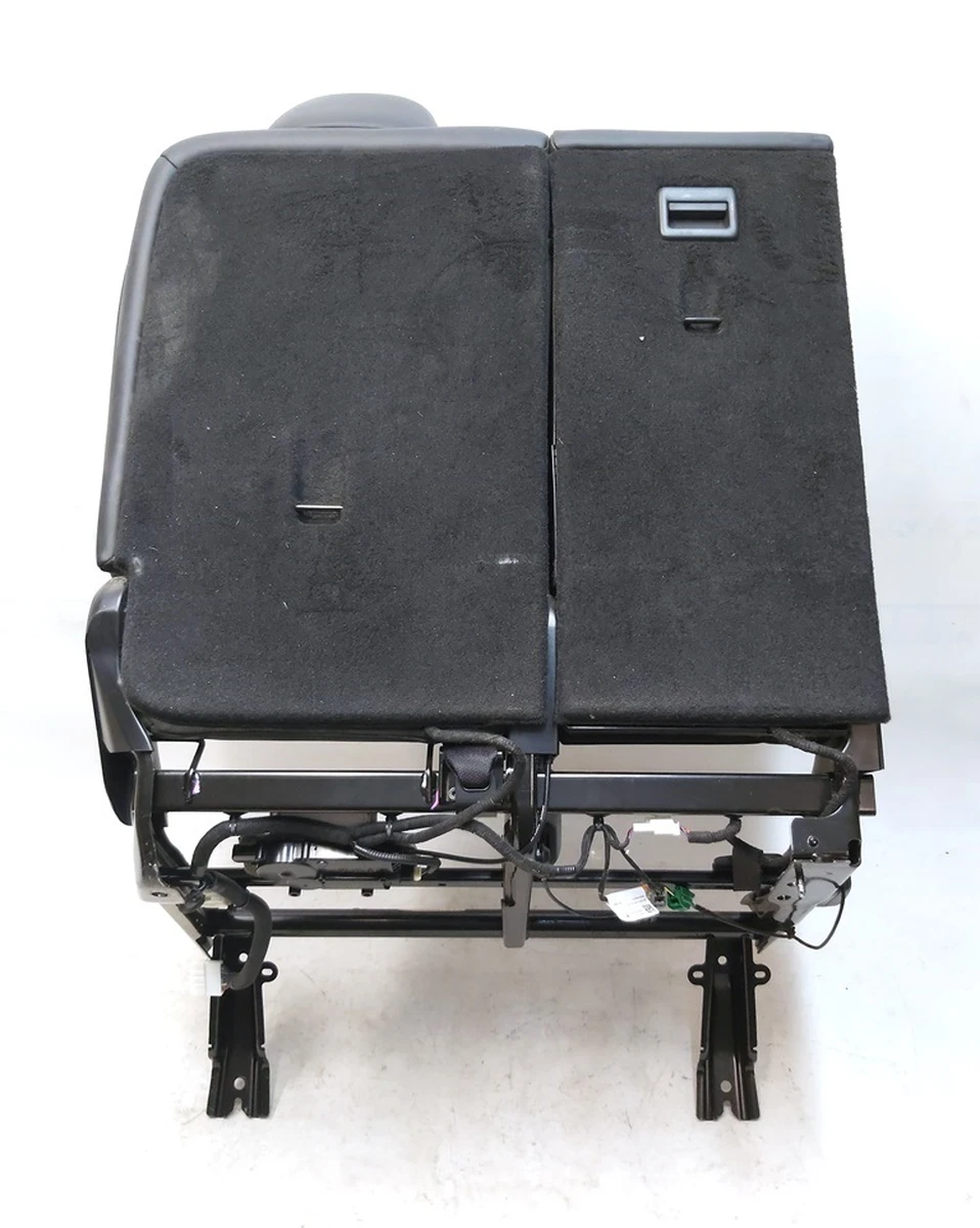 1 Seat backrest 2nd row double PUR BLK assembly with central headrest Tesla model Y 3907891-01-A