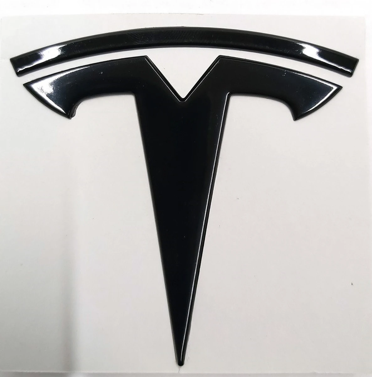 1 M3 Rear T-Badge BLACK GLOSSY NEW Tesla model 3 1494950-00-A