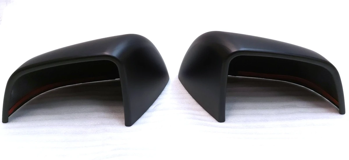 Set of exterior mirror covers for shell MATTE BLACK Tesla model Y 1495593-1495594