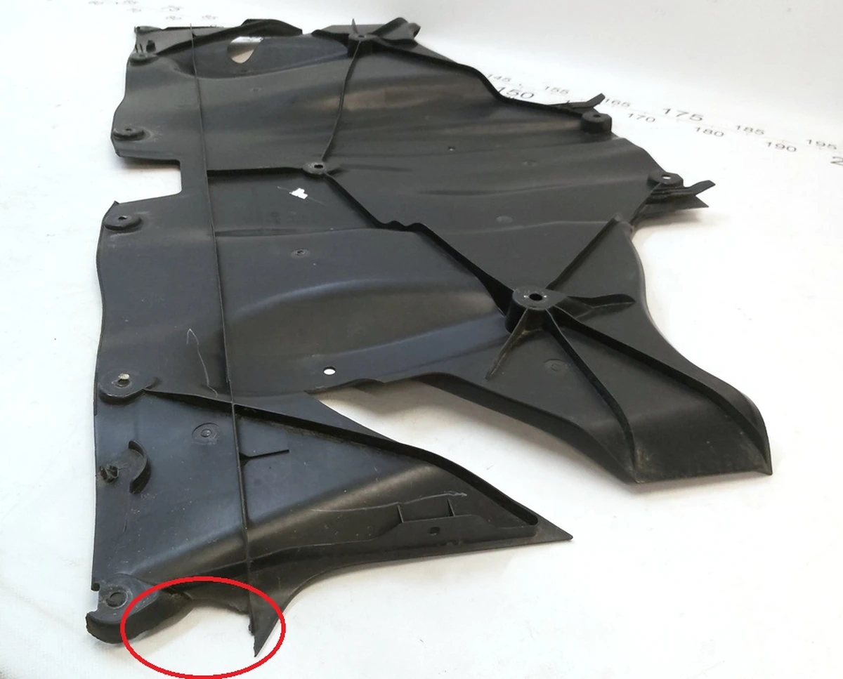 2 Защита заднего подрамника (пластик) Tesla Model 3, Model 3 Jan 2024, Model Y 1498771-00-E