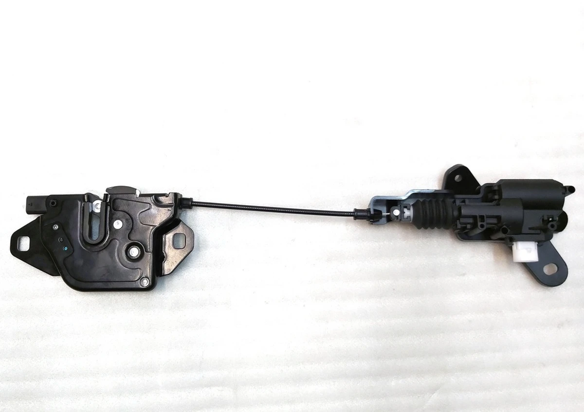 Замок капота з приводом, тросиком, кронштейном у зборі Tesla model 3, model 3 REST, model Y 1500397-1500398