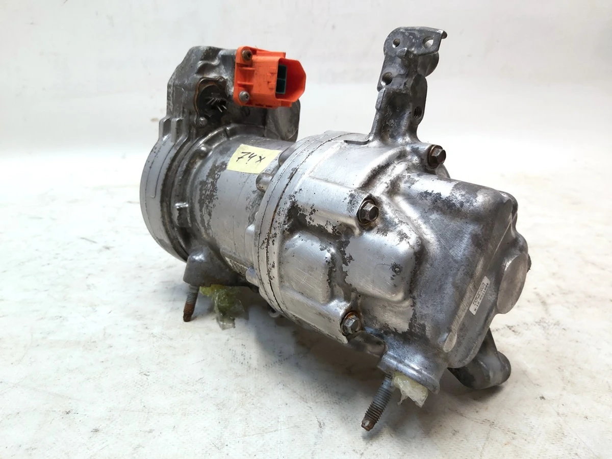 Компресор кондиціонера з кожухом із пошкодженням Tesla Model S Feb 2021, Model X Mar 2021, Model 3, Model 3 Jan 2024, Model Y 1501256-01-K з акустичним кожухом 1502213-00-C