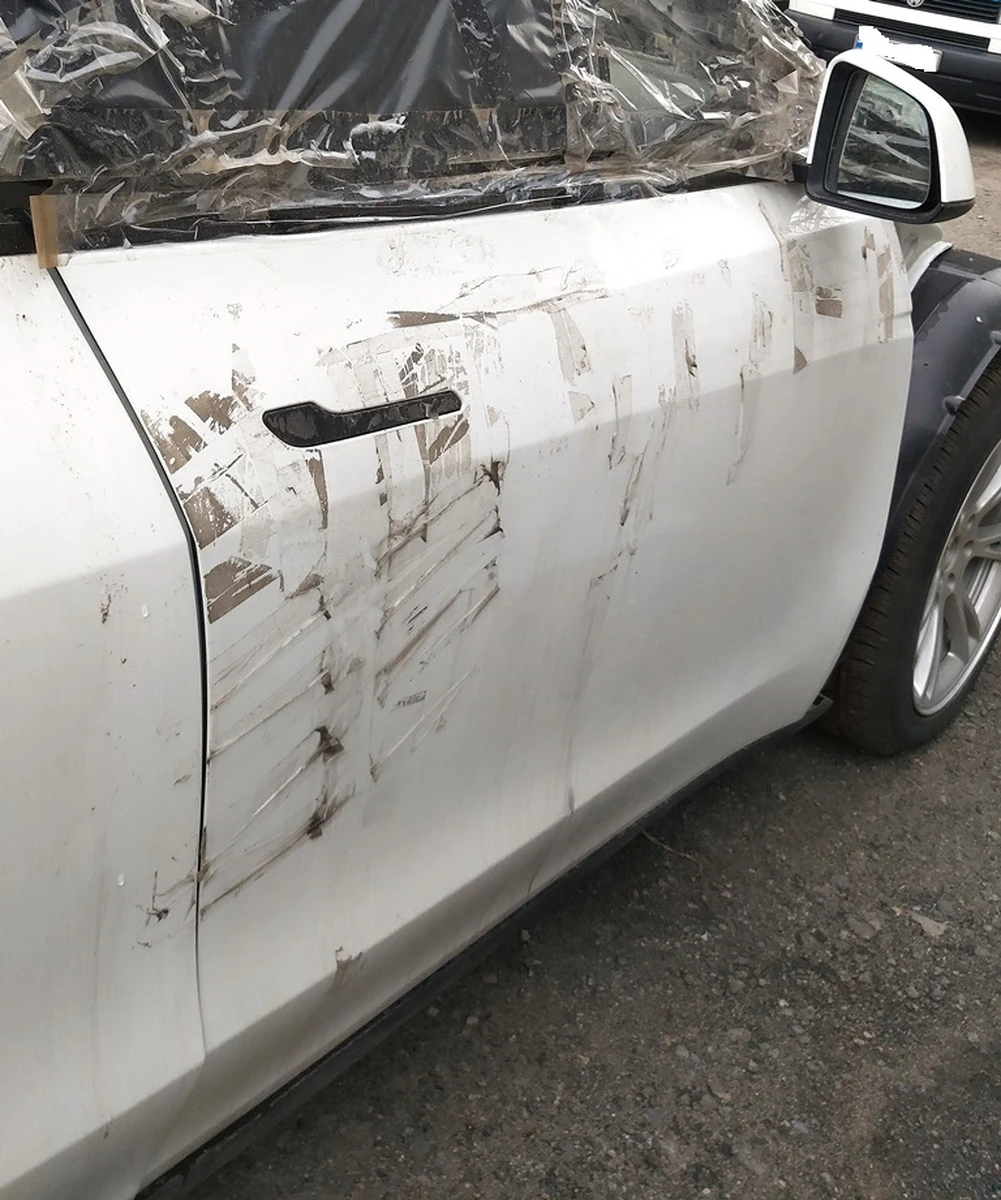 5 Дверь передняя правая PPSW без стекла в сборе Tesla Model Y 1501462-11-A