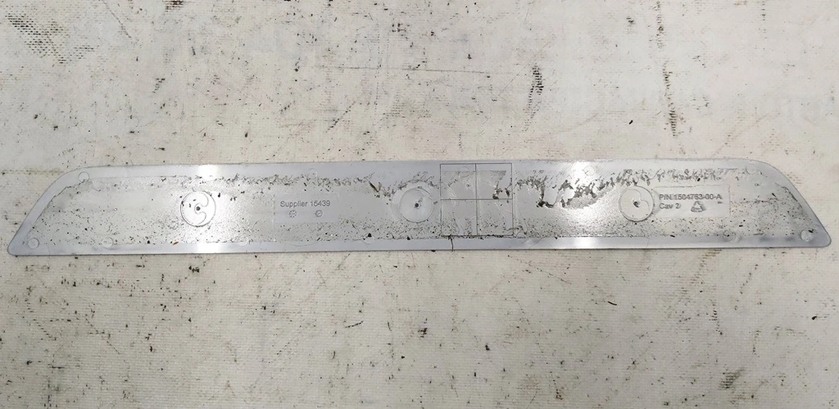 2 Накладка декоративна порога SILVER пластик Model 3 Tesla model 3 1504763-00-A