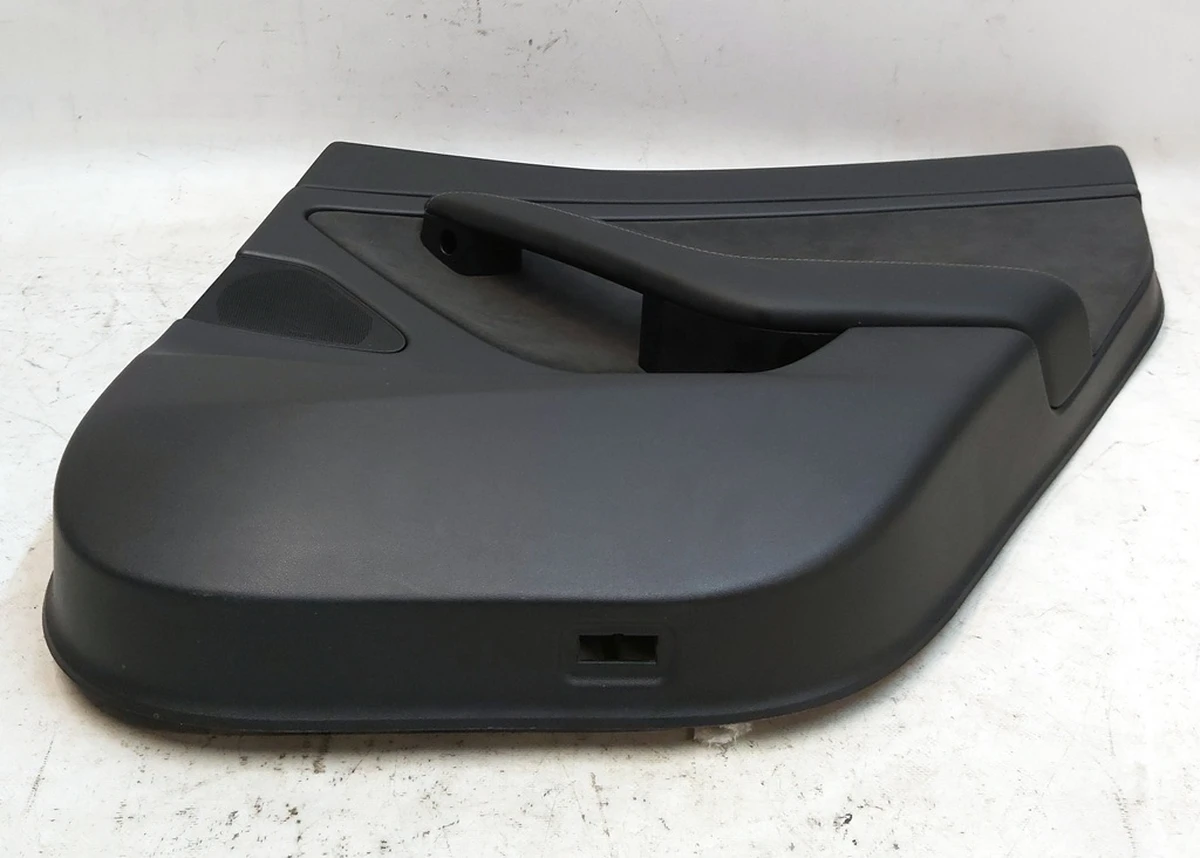 11 Карта дверей задніх правих PREM BLACK (обшивка верх м'який низ пластик) c блоком склопід.(матовий) Tesla model 3 1514771-23-B.