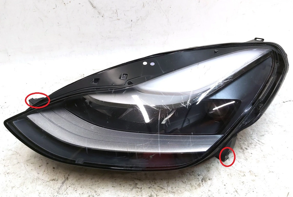 1 Фара головна ліва UP LEVEL GLOBAL (лінза) із пошкодженням Tesla model 3, model Y 1514952-00-E