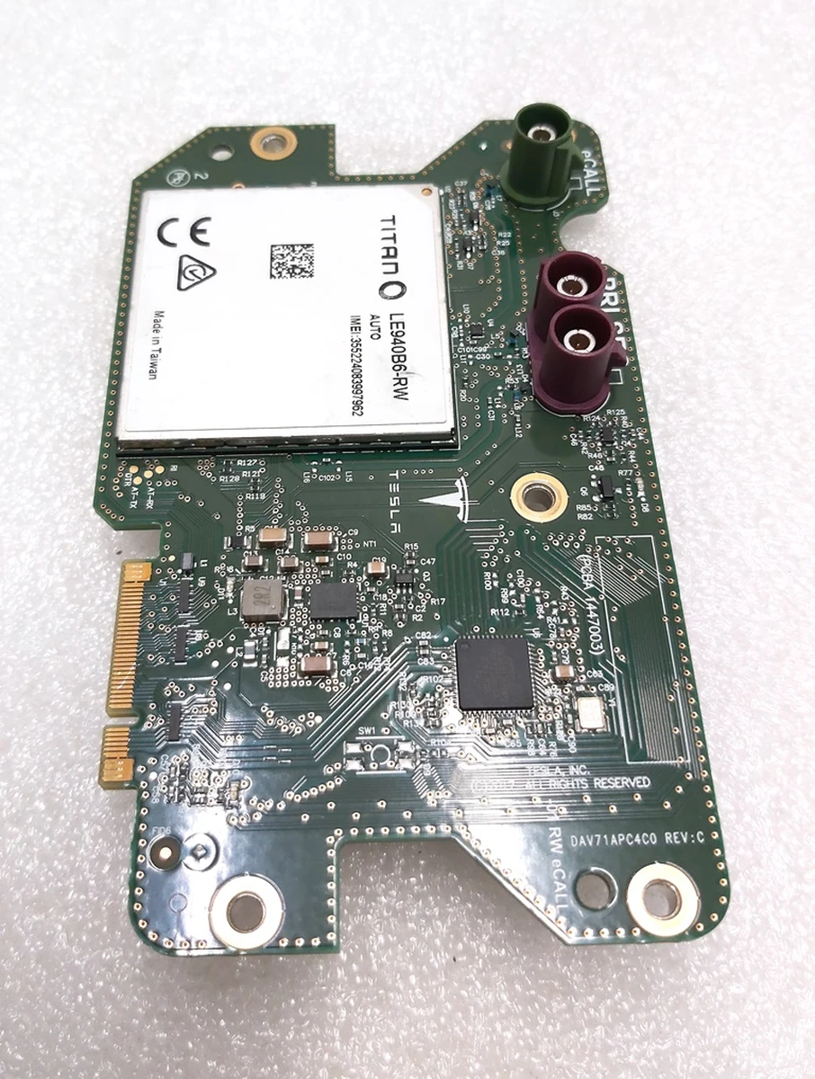 2 Модем EU (LTE) REV03 TITAN (INTEL) Tesla model S REST, model X, model 3, model Y 1521914-S1-B 1447003-01-B