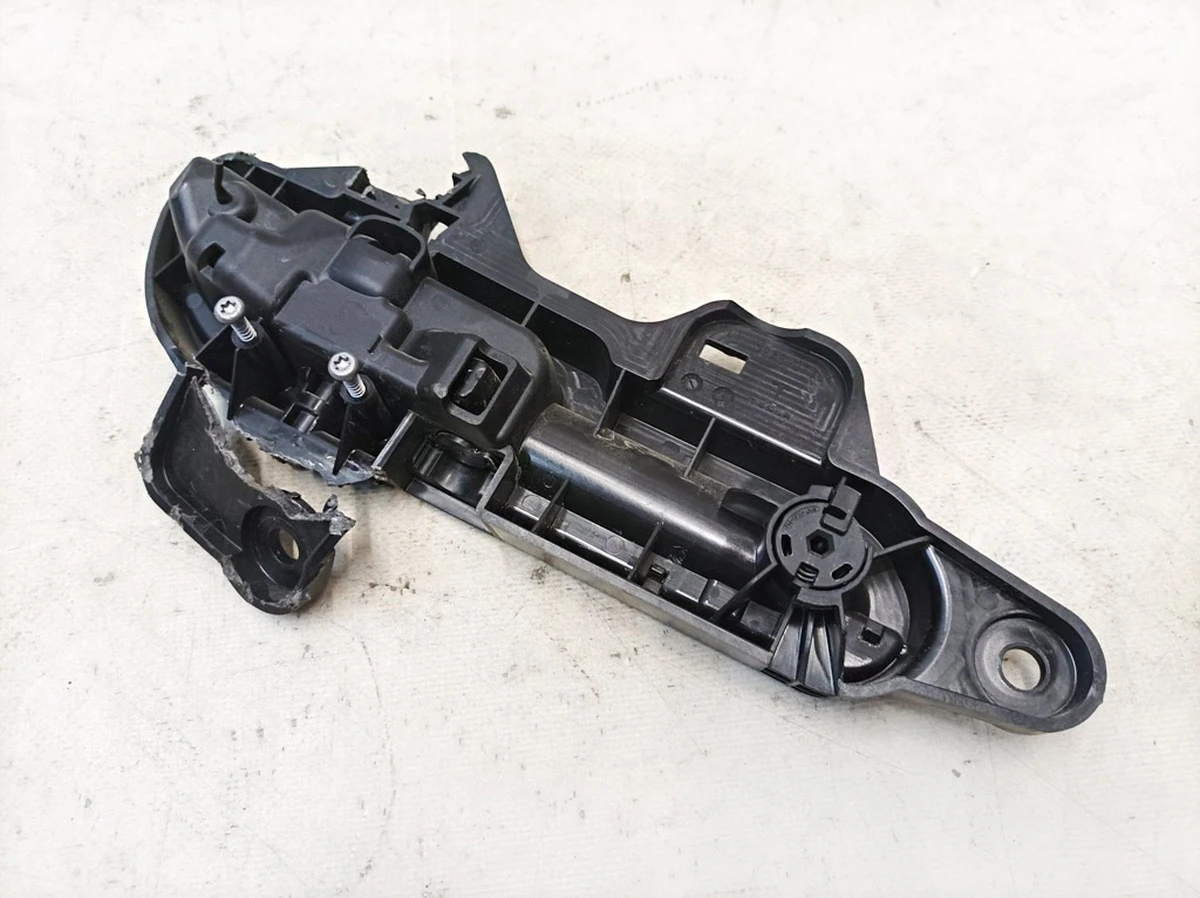 1 BLACK REV1 exterior front rear left handle mechanism with damage Tesla Model 3, Model Y 1528114-00-D
