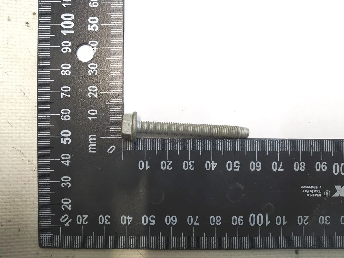 5 Болт компресора HF, M6x1.0-50,[88], G0110, MAT Tesla Model S Feb 2021, Model X Mar 2021, Model 3, Model 3 Jan 2024, Model Y Feb 2025 1532914-00-A