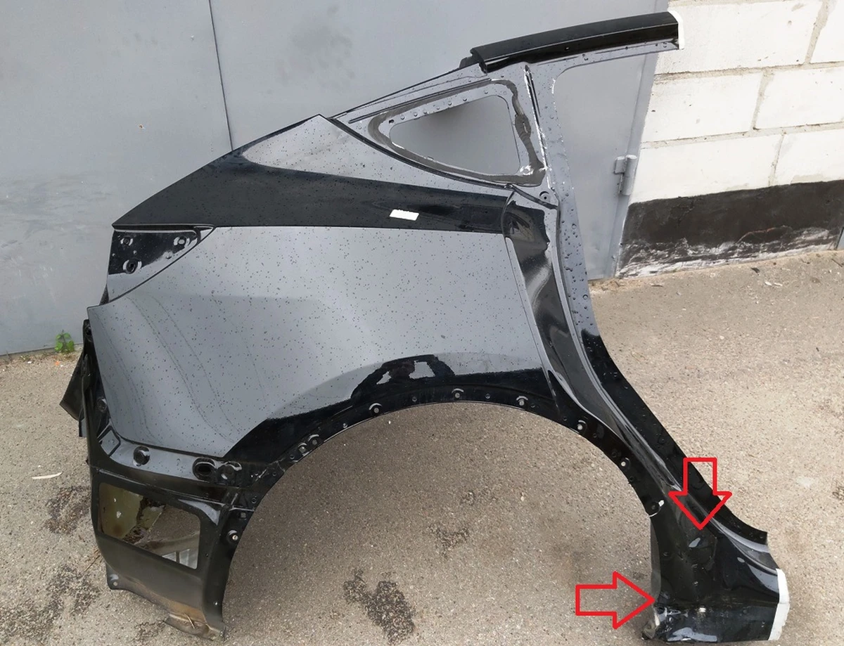 3 Чверть задня права в зборі PBSB Tesla model Y 1549231-S0-A