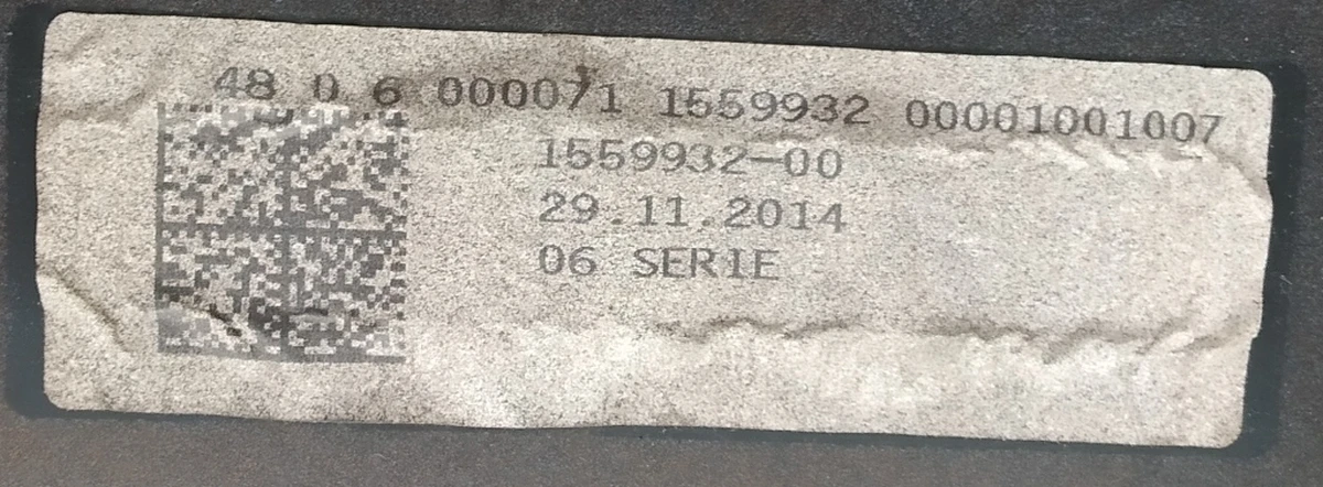 Облицовка наружняя двери передней правой (пластик) B78 (Solar Orange Metallic) (с повреждением) BMW i3 51007369330