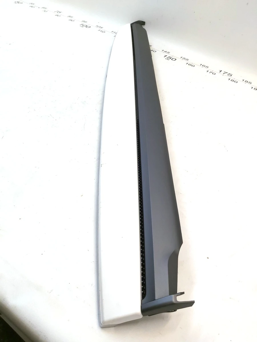 6 INSTRUMENT PANEL DECOR ASSEMBLY - LEFT HAND DRIVE - ALUMINUM with damage for Tesla Model 3, Model Y 1621493-00-A 1100567-00-F