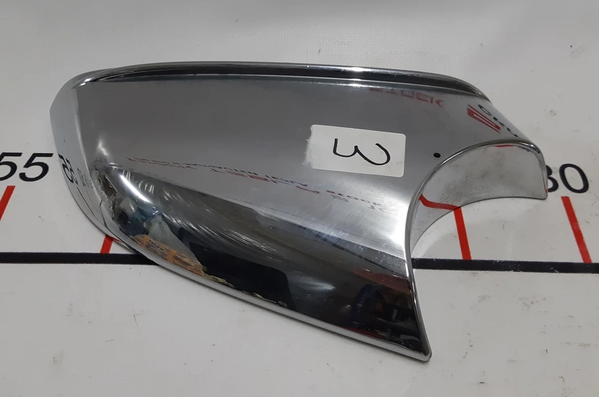 Накладка дзеркала зовнішнього лівого нижня хром Tesla S, model S REST