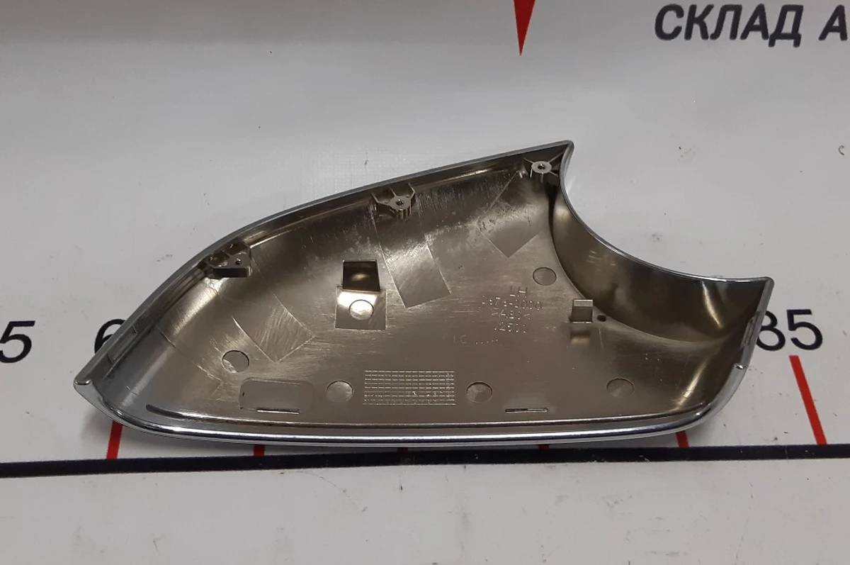 Накладка дзеркала зовнішнього лівого нижня хром Tesla S, model S REST