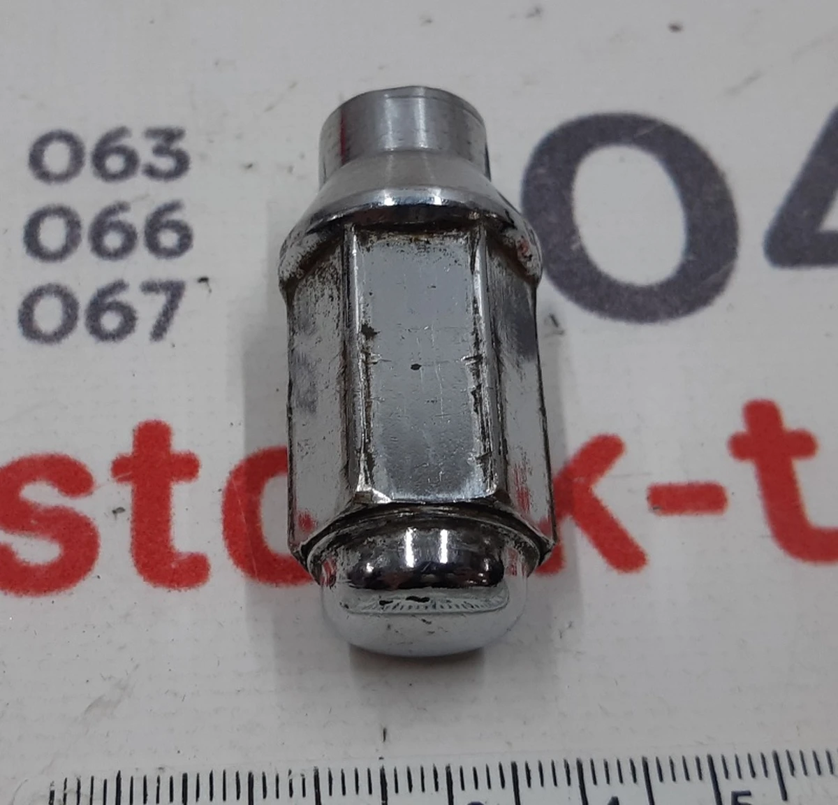 Гайка колесная M14x1.50 хромированная длинная Tesla model S, model S REST, model X 2007065