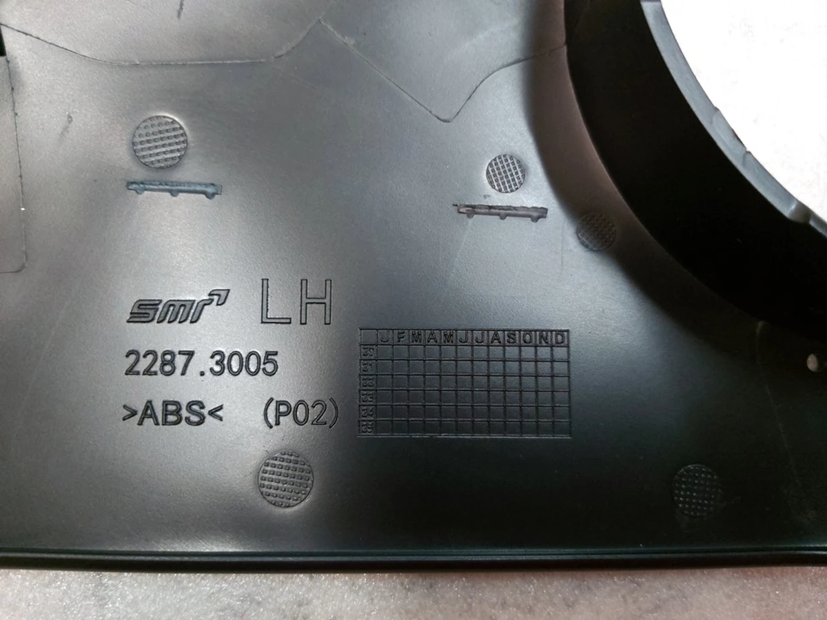 1 Накладка дзеркала зовнішнього лівого 2287.3005 BLACK Tesla model 3 1110777